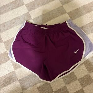 Nike girls Deep Purple Athletic Shorts